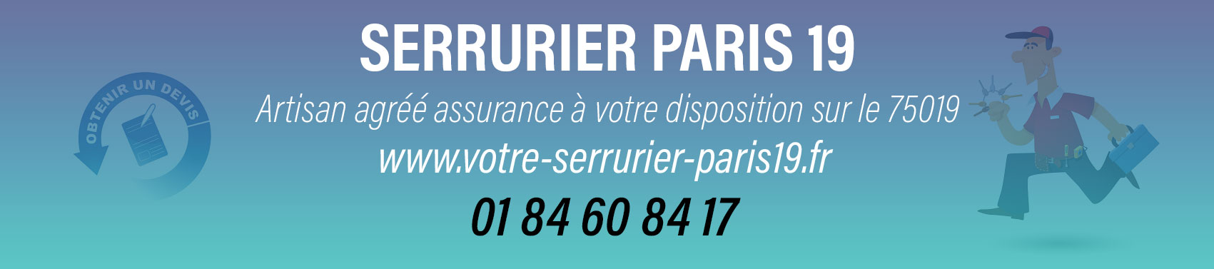 Serrurier Paris 19